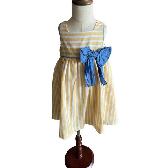 CARMEN VAZQUEZ | Yellow | STRIPED DRESS - Picture 3 of 12